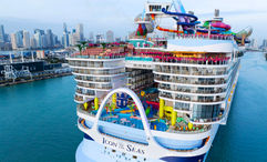 The new Icon of the Seas is at the forefront of record bookings at Royal Caribbean Group.