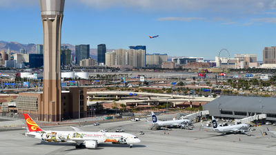 Through November, a record 52.8 million passengers had passed through Las Vegas' Harry Reid Airport in 2023.