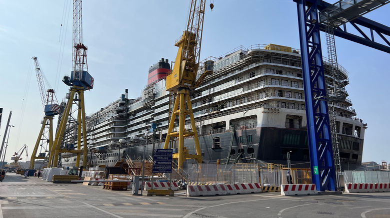 Cunard's Queen Anne is taking shape
