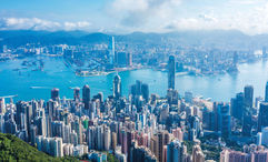 Hong Kong's skyline.