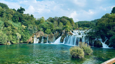 One of IWorld's offerings is yacht packages in Croatia. Pictured, waterfalls at Krka National Park, near coastal city of Sibenik.