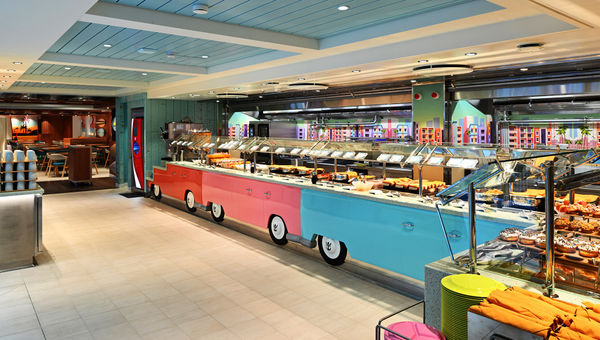 Surfside Eatery is a buffet in Surfside, the stay-all-day Icon neighborhood for families with young kids.