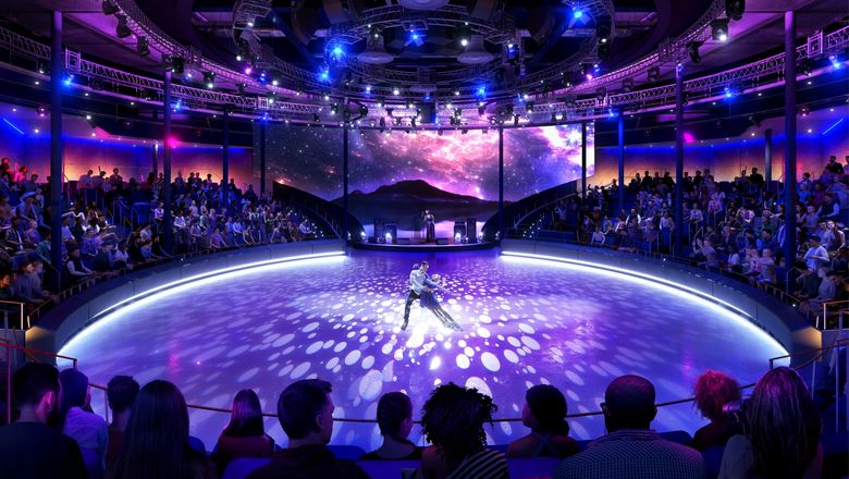 Royal Caribbean will have a new ice show on Icon of the Seas, "Starburst: Elemental Beauty," which it calls a "fully immersive experience."