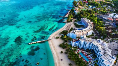 An aerial view of Montego Bay.